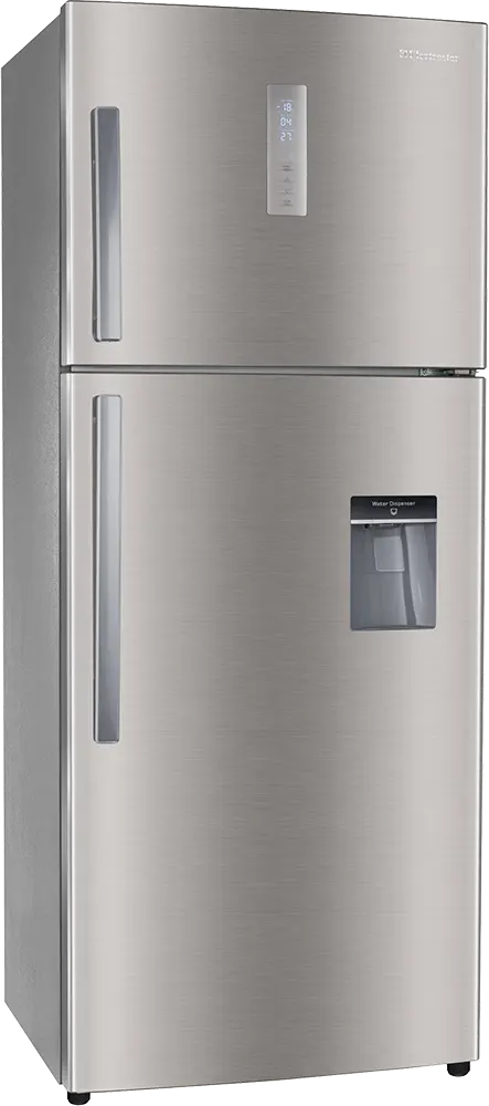 Electrostar Splenda No Frost Refrigerator, 430 Litres, 2 Doors, Water Tap, Digital Screen, Silver, LR430NSHBS