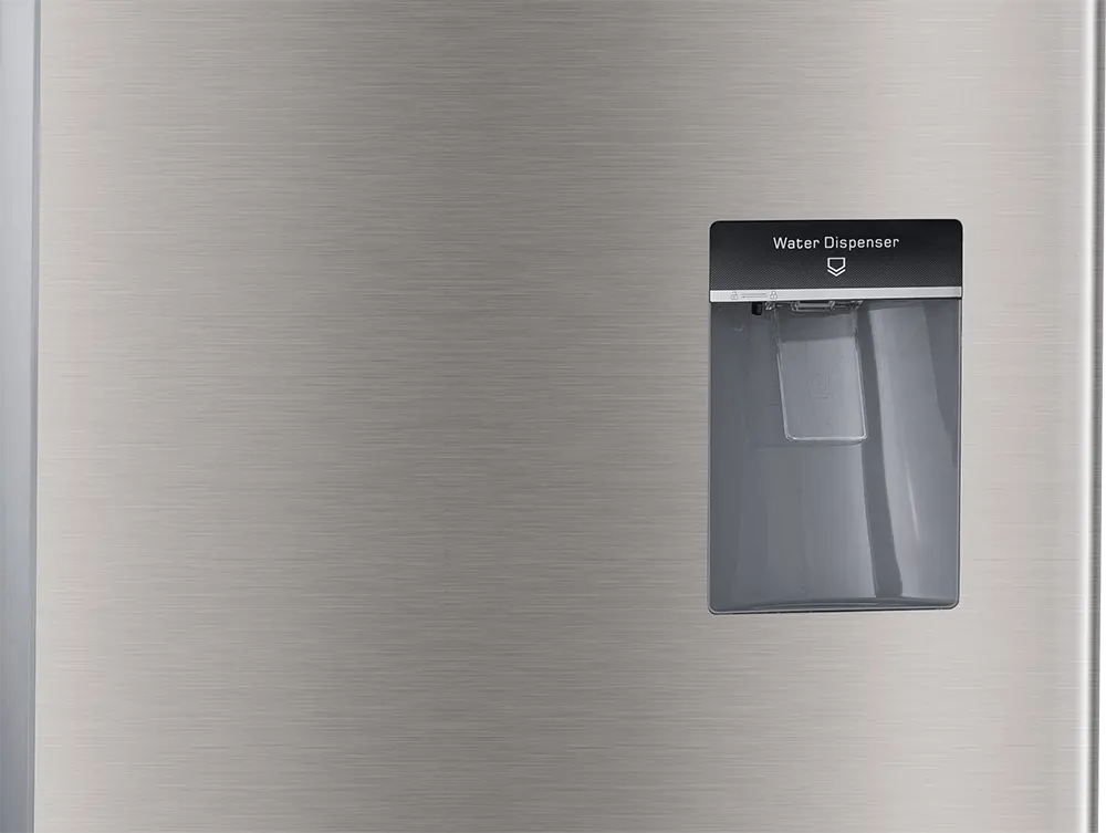 Electrostar Splenda No Frost Refrigerator, 430 Litres, 2 Doors, Water Tap, Digital Screen, Silver, LR430NSHBS