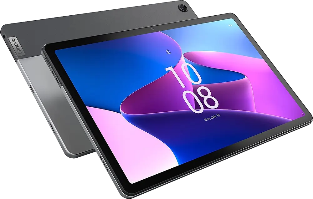 Lenovo Tab M10 Plus 3rd Gen Tablet, 10.6 Inch Display, 128GB Internal Memory, 4 GB RAM, 4G LTE Network, Storm Grey+( Precision Pen 2+Folio Case )