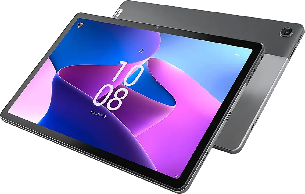 Lenovo Tab M10 Plus 3rd Gen Tablet, 10.6 Inch Display, 128GB Internal Memory, 4 GB RAM, 4G LTE Network, Storm Grey+( Precision Pen 2+Folio Case )