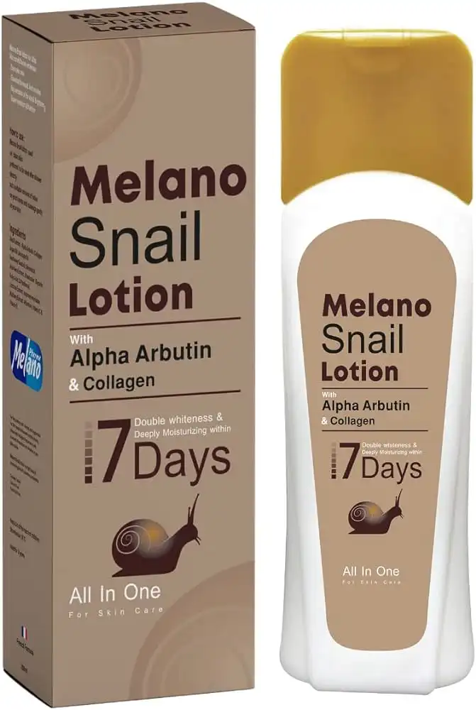 Melano Snail lotion with Alpha Arbutin And Collagen, 300 Ml.