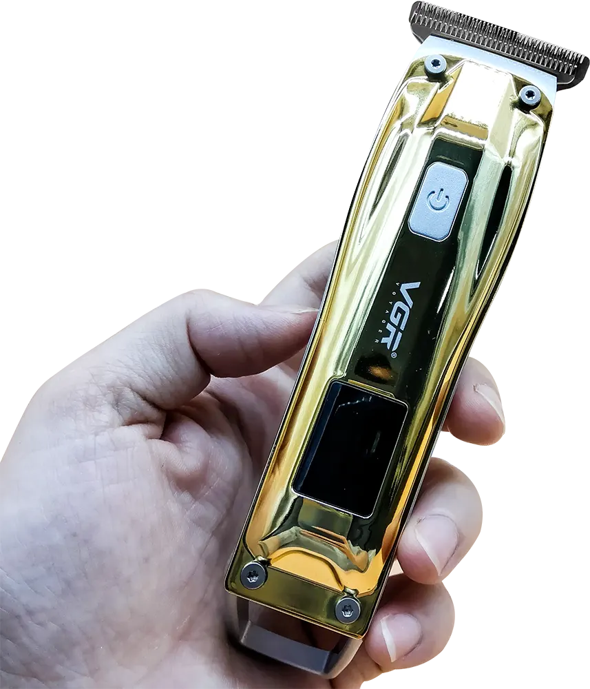 ماكينة حلاقة VGR للشعر، قابلة للشحن، شاشة LCD ، موديل V-956