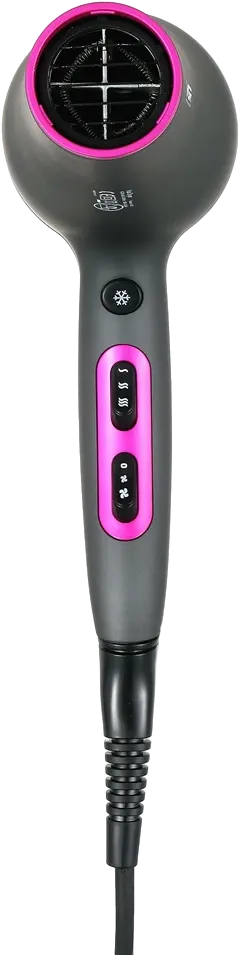 VGR Hair Dryer, Power 2200 Watts, Two Speeds, Black, V-402