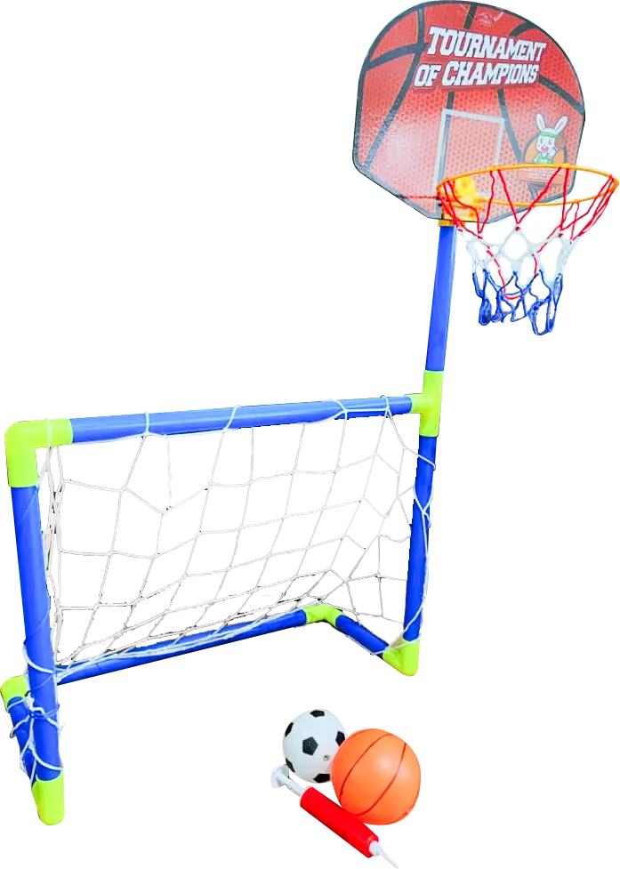 شبكة كرة قدم وكرة السلة 2 في 1 للأطفال، AZL891