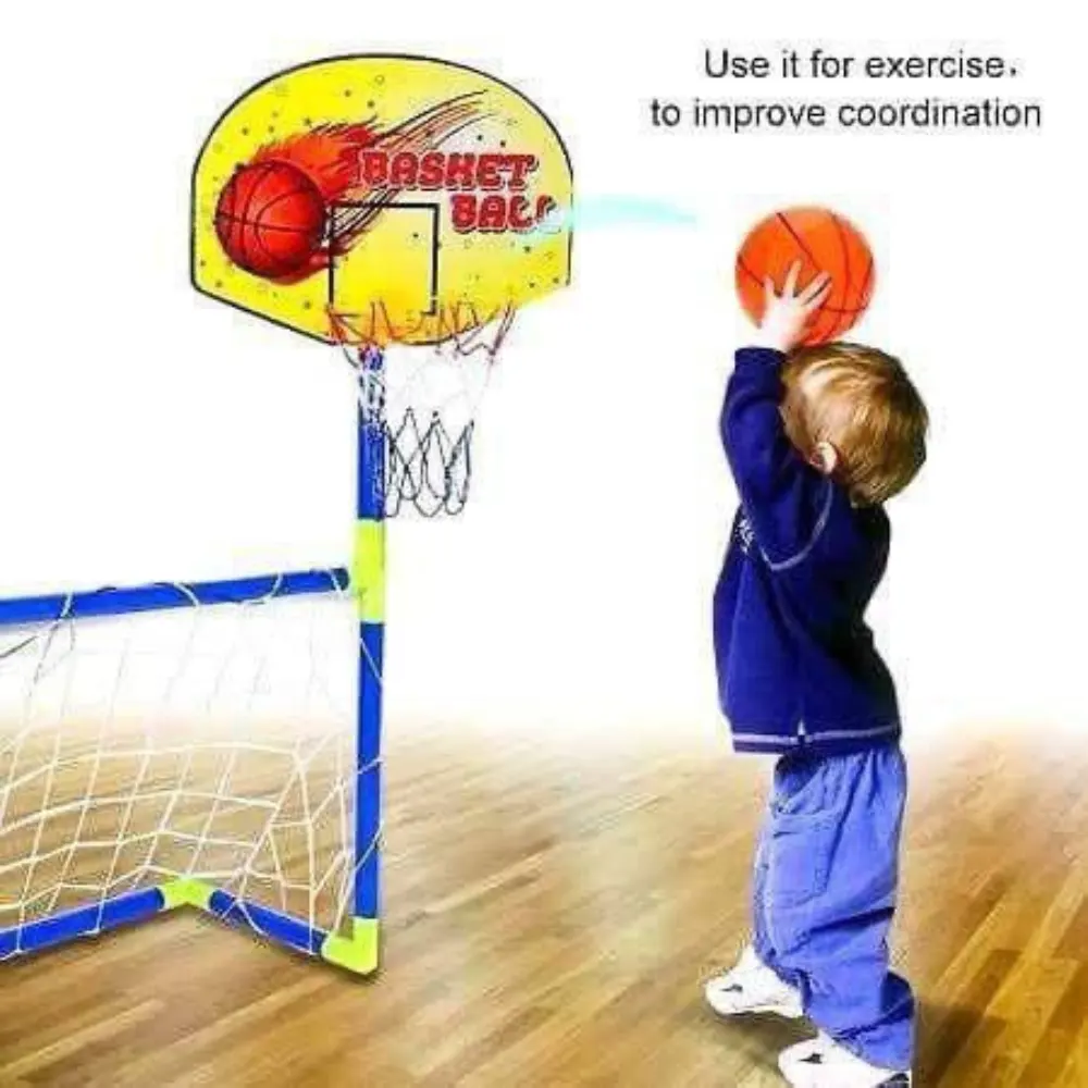 شبكة كرة قدم وكرة السلة 2 في 1 للأطفال، AZL891