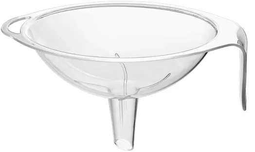 قمع  بلاستيك بيد من تيتيز ،مقاس 2،شفاف، AP-9321