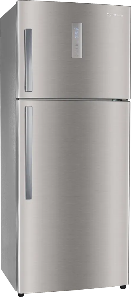 Electrostar Splenda No Frost Refrigerator, 430 Litres, 2 Doors, Digital Display, Stainless, Silver, LR430NSHBO