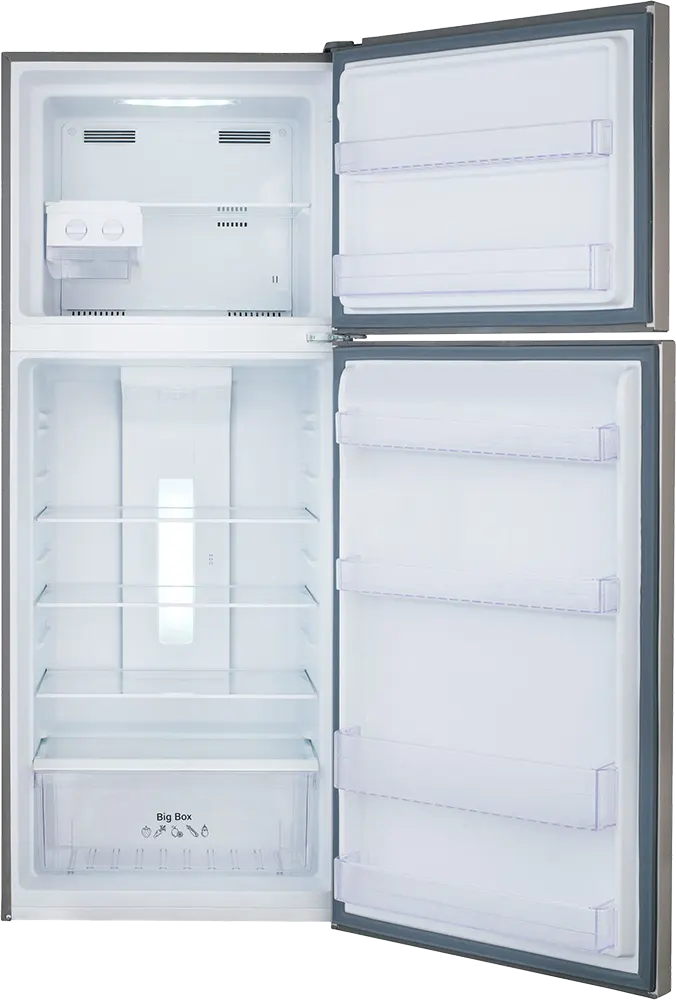 Electrostar Splenda No Frost Refrigerator, 430 Litres, 2 Doors, Digital Display, Stainless, Silver, LR430NSHBO
