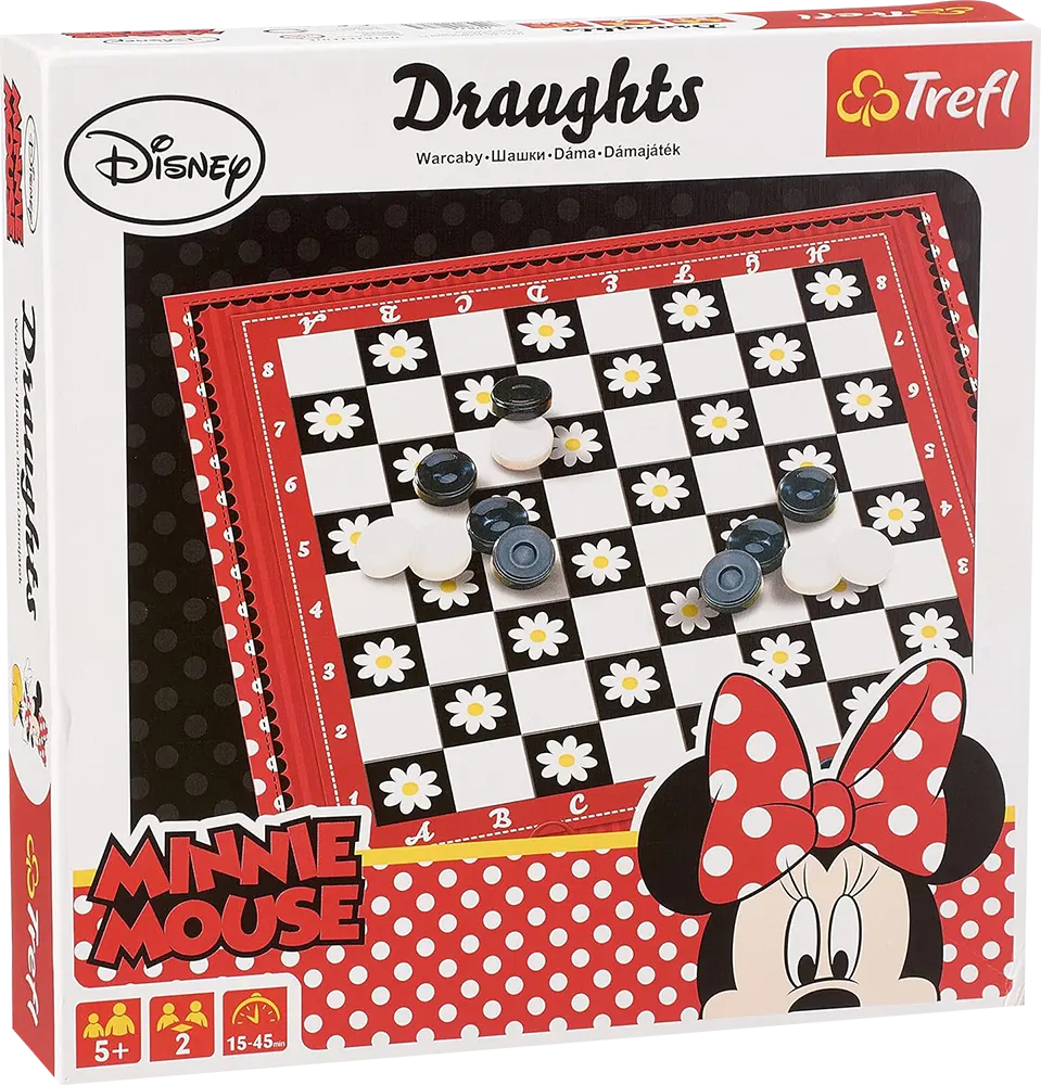 Trefl Disney Minnie Mouse Draughts Board Game Puzzle, 00813