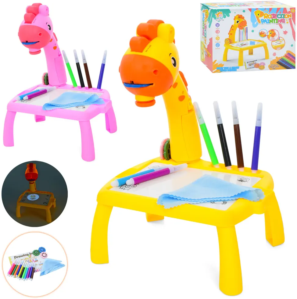 Projector Table For Drawing Dinosaur With Light Effects, Music, Slides ...