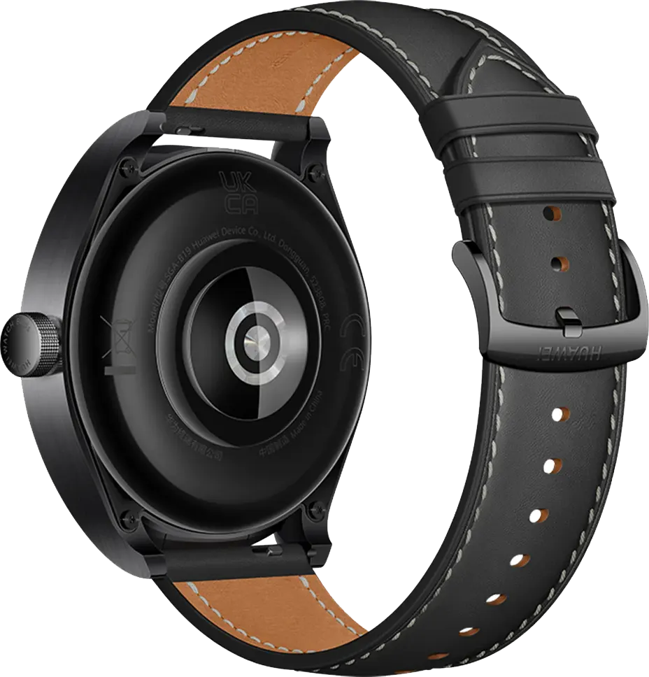 Huawei Smart Watch & Buds , 1.43" AMOLED Screen, Leather Strap, Waterproof, Black