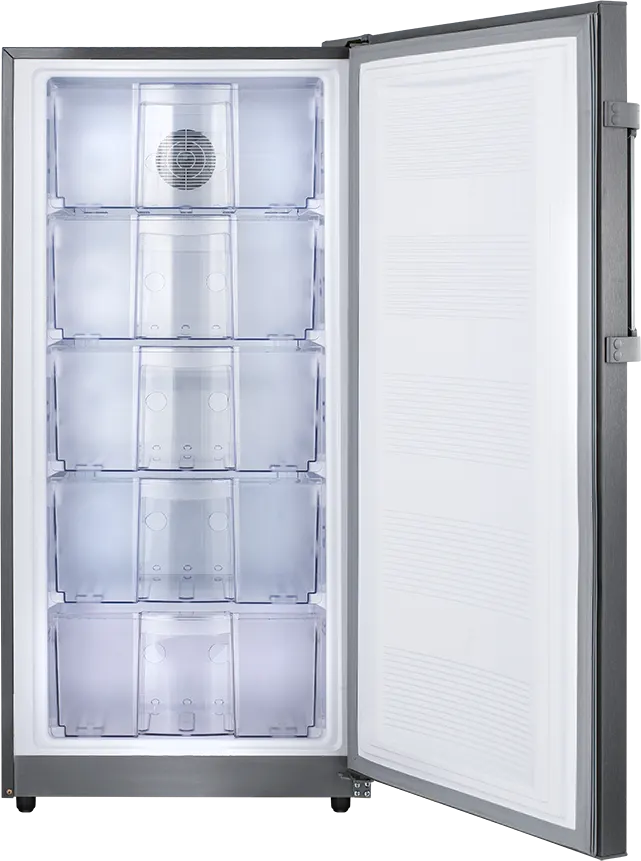 Electrostar Magista Upright Deep Freezer, No Frost, 5 Drawers, Silver, LD220BNJD0