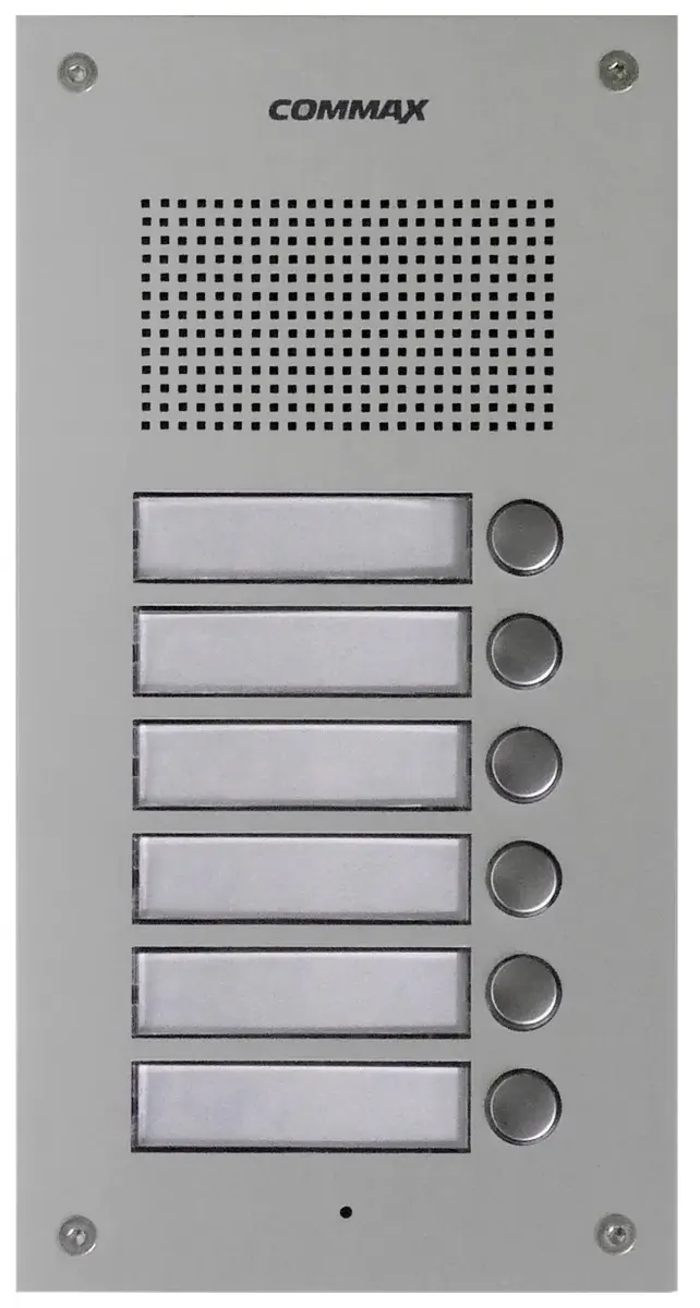 Comax intercom Panel, 6 lines, grey, DR.6UM.M