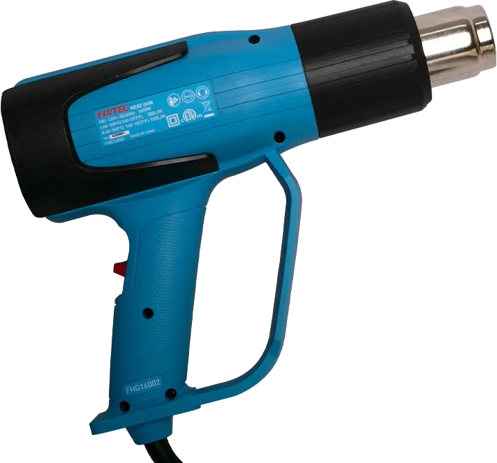 Fixtec Heat Gun 2000 Watt, Multi-speeds, Blue, FHG20005