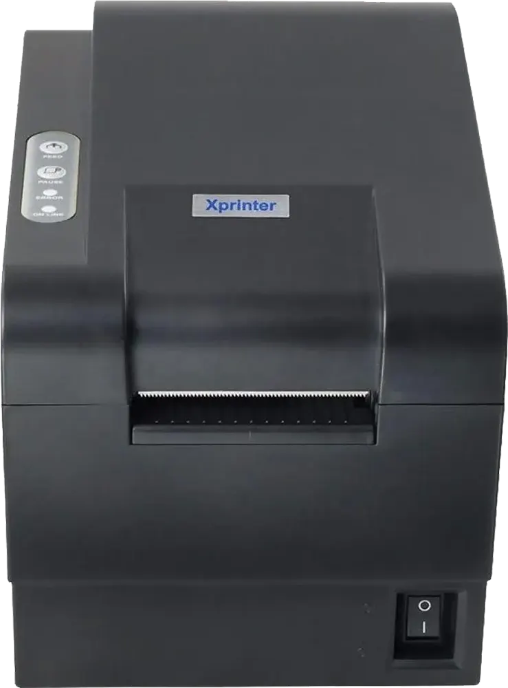 طابعة باركود حرارية إكس برنتر، واجهة USB, طباعة حرارية، أحادية اللون، أسود، XP-243B