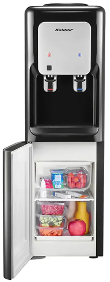 Koldair Water Dispenser, 2 Taps (Cold + Hot), Top Loading, Refrigerator, Black, KWD BF3.1