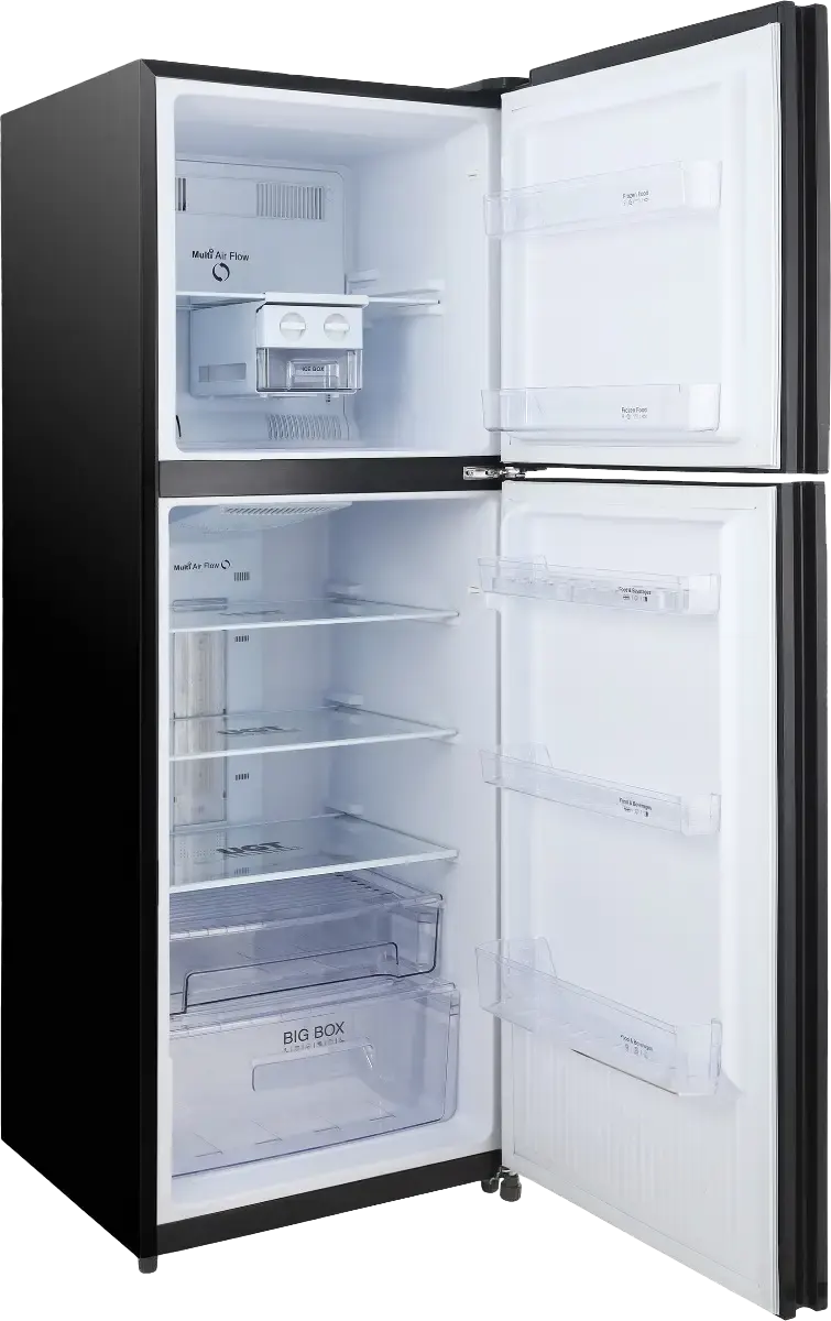 Unionaire Phantom No Frost Refrigerator, 420 Litres, 2 Doors, Digital Display, Glass Door, Black, URN-500LBG100A-DH