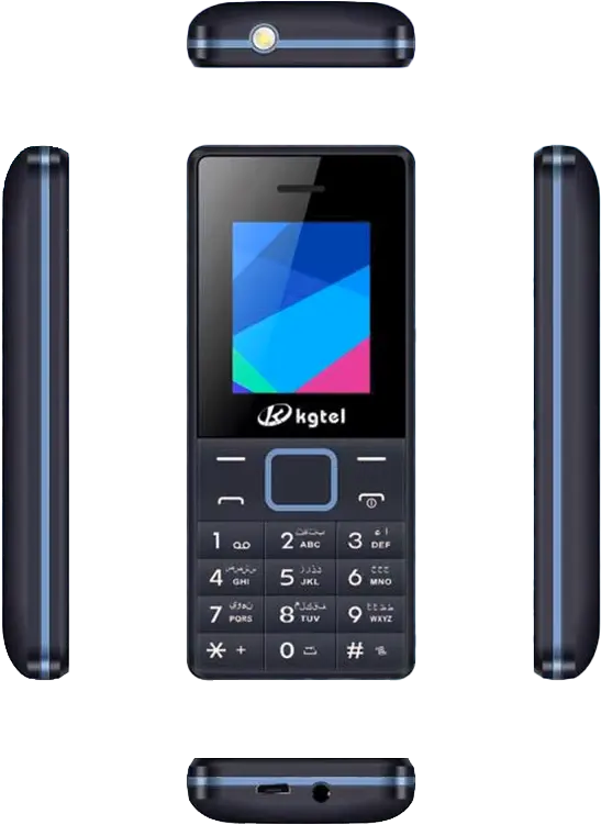 KGTEL K2160 Mobile Phone, Dual SIM, 32 MB, 32 MB RAM, 2G, Blue*Black