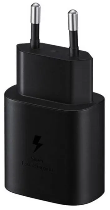 شاحن سامسونج  25 وات، من USB-C الى USB-C ، ٣امبير، 5 فولت، أسود،	EP-TA800