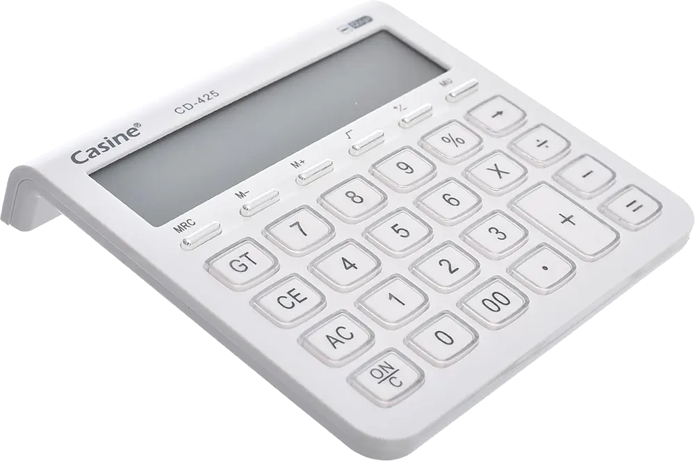 Casine Calculator 12 Digitals, White, CD-425