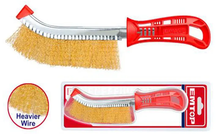 فرشاة تنظيف سلك بيد بولي ام توب، 10 بوصة ،EWBH25001