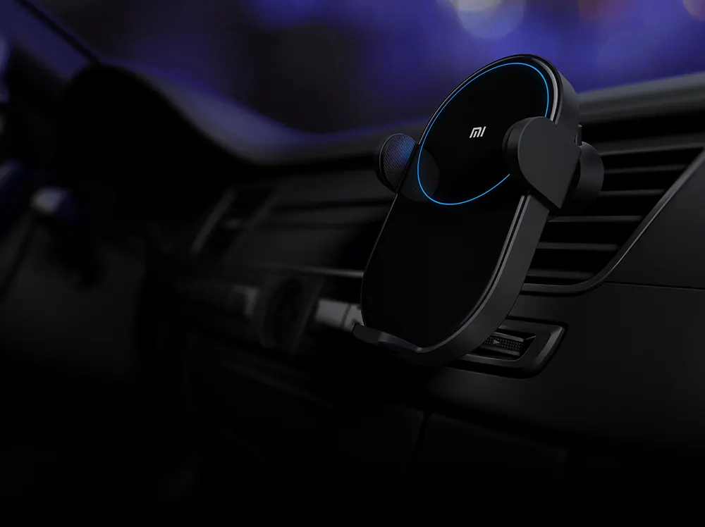 Wireless Car Charger Redmi Mi, 20W, USB Typ-C, Black