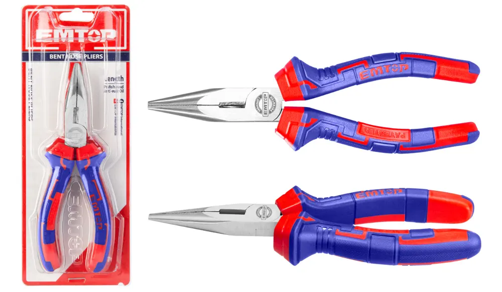 EMTOP Long Nose Pliers, 8 inch, 200 mm, EPLRL0811