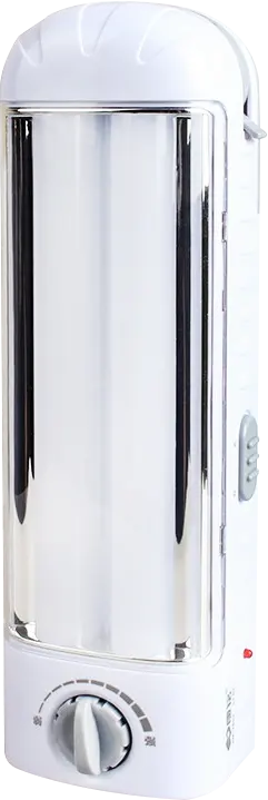 كشاف ليد محمول إتش جي ديو قابل للشحن، 2 لمبة، أبيض، HG-7738