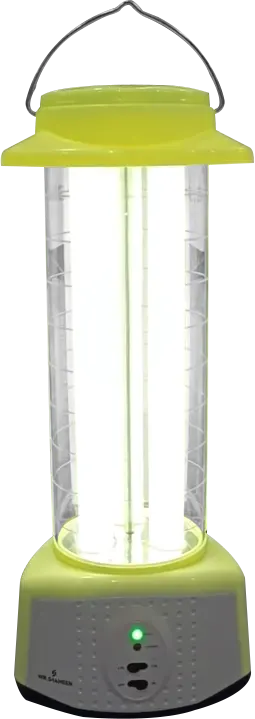 Shaheen Rechargeable Portable LED Flashlight, 3 Bulbs, Yellow