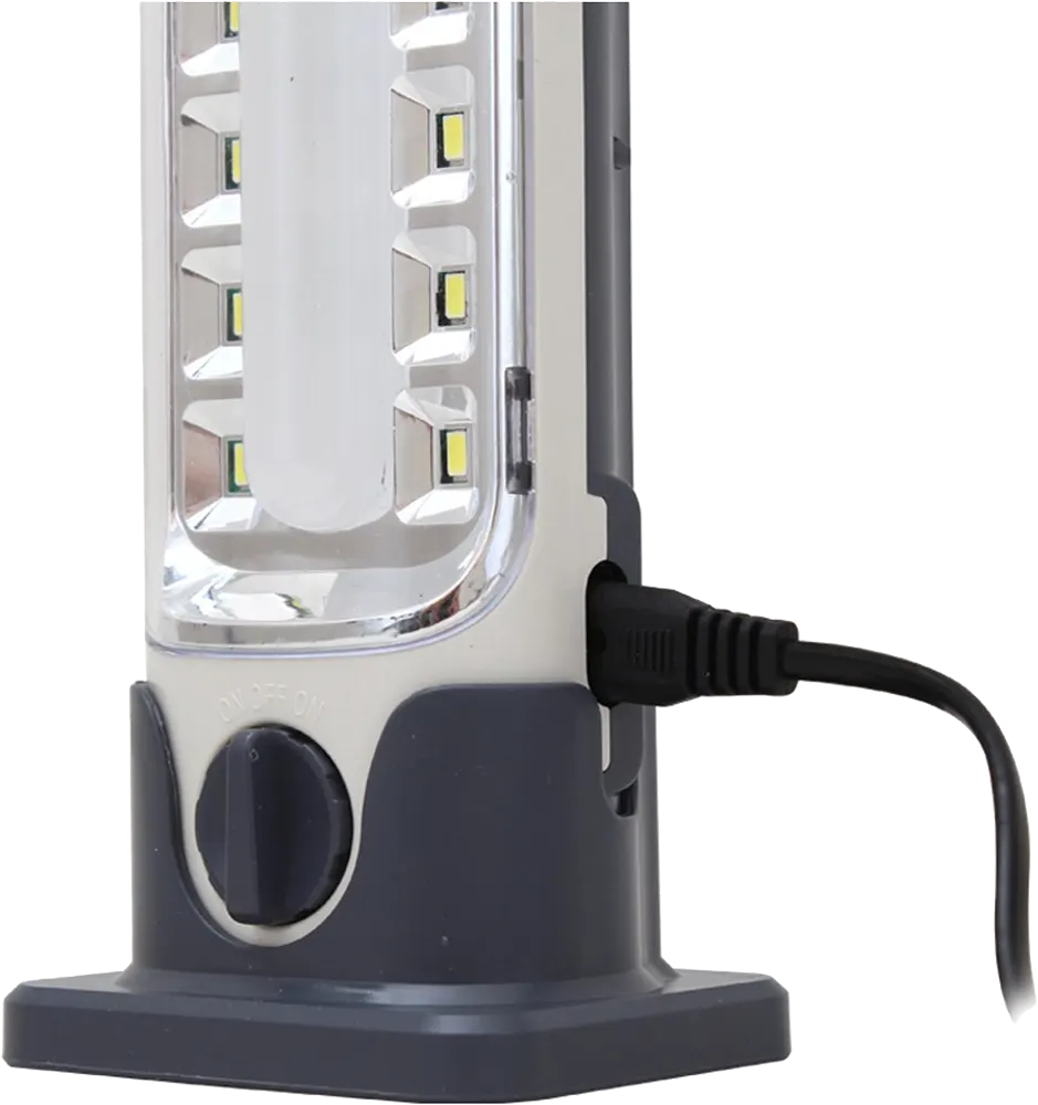 LSJY Rechargeable Portable LED Flashlight, 20+1 LEDs, Grey*White, LJ-8830