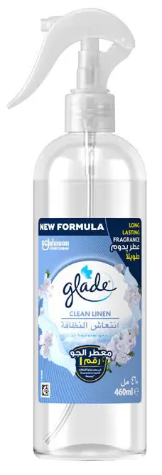 Glade Air Freshener Spray, Clean Fresh, 460 ml