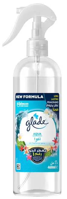 Glade Air Freshener Spray, Aqua, 460 ml