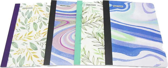 Mintra Composition Fashion Sewing Notebook, 60 sheets, lined, 24.7*19 cm, multiple colors
