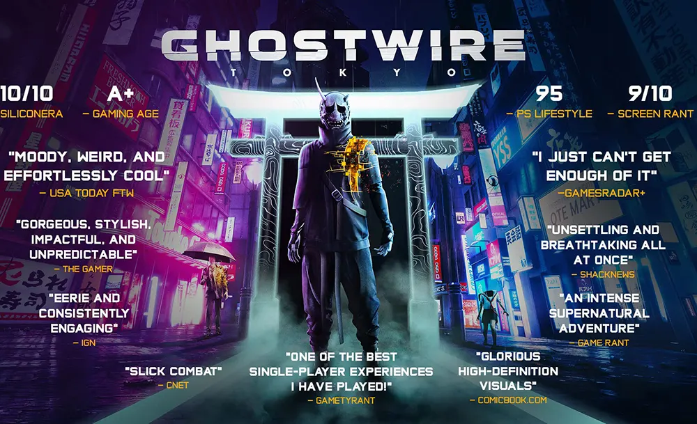 DVD Ghostwire Tokyo Standard Edition For PS5