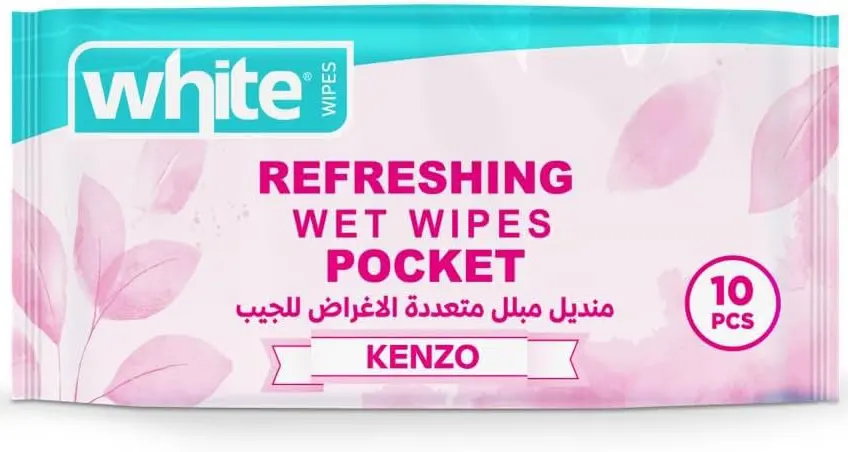 وايت كنزو مناديل مبللة متعددة الأغراض  ، 10 مناديل