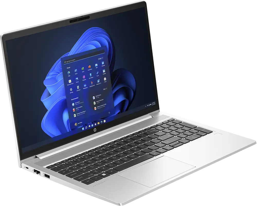 Laptop Hp Probook 450 G10 Intel Core I5-1335U, 16GB RAM, 256GB SSD Hard Disk, 15.6"HD Dispaly,  Intel® UHD Graphics, Windows 11 Pro, Silver