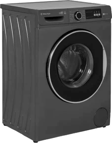 Full Automatic Washing Machine White Point , Front Loading, 7 Kg, 1000 Rpm, Digital Display, Inverter, Steam, Graphite Black, WPW71015DSWB