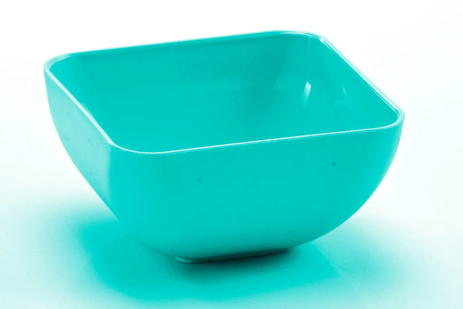 Medstar Pure Square Plastic Bowl, 2.8 L, Turquoise
