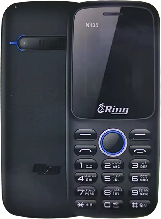 موبايل رينج N135 ثنائي الشريحة، أسود*أزرق