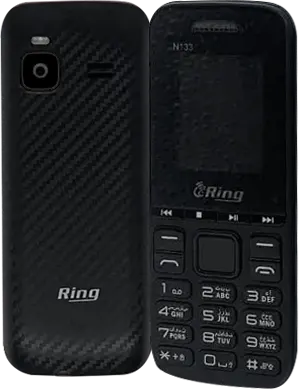 موبايل رينج N133 ثنائي الشريحة، أسود