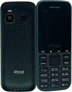 Ring N133 Mobile Phone, Dual SIM, Green*Black