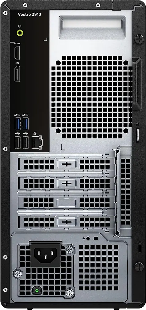 كمبيوتر مكتبي ديل فوسترو 3910، الجيل الثاني عشر، انتل كور I7-12700، رامات 8 جيجابايت، هارد ديسك 1 تيرابايت HDD ، كارت شاشة Intel® UHD مدمجة، دوس، أسود