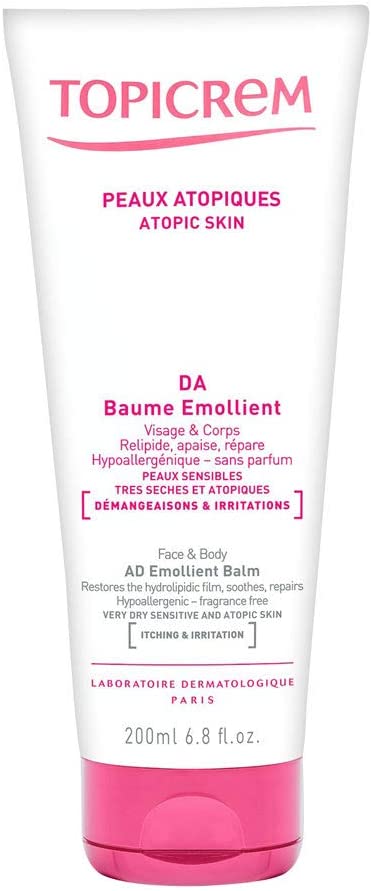 Topicrem Atopic Skin AD Emollient Balm, 200ml