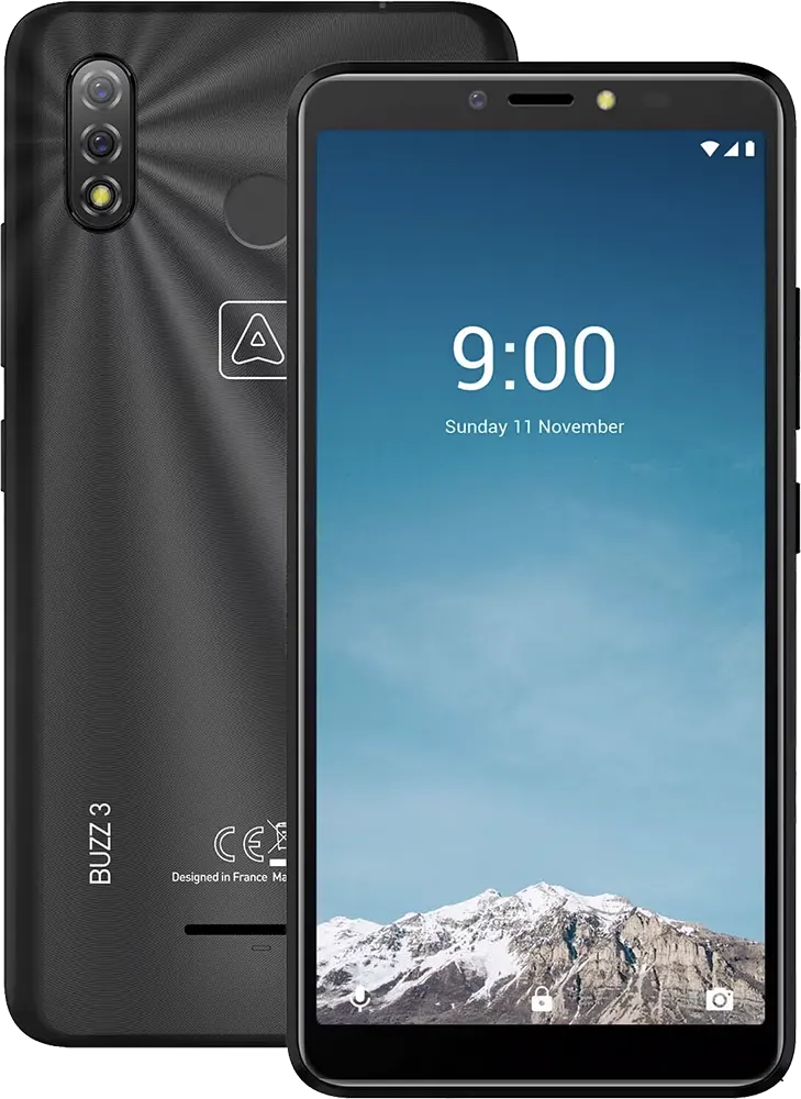Ace BUZZ 3 Dual SIM, 32GB Memory, 2GB RAM, 3G LTE, Black