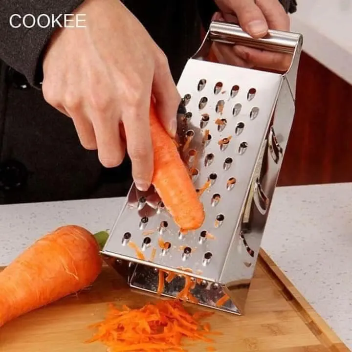 Square stainless grater