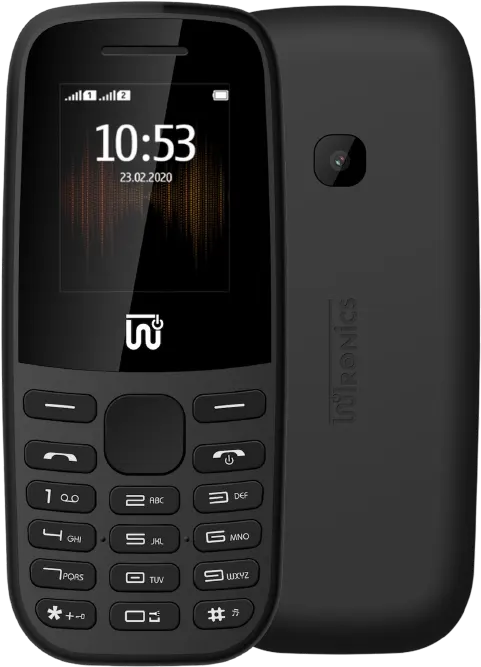 موبايل يونيترونيكس يوني X1، ثنائي الشريحة، ذاكرة 4 ميجابايت، أسود