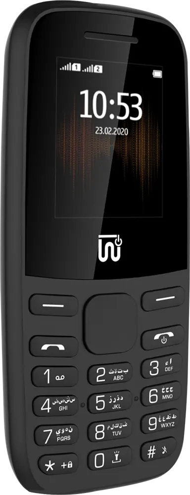 Unitronics Uni X1 Mobile Phone, Dual SIM, 4MB memory, Black