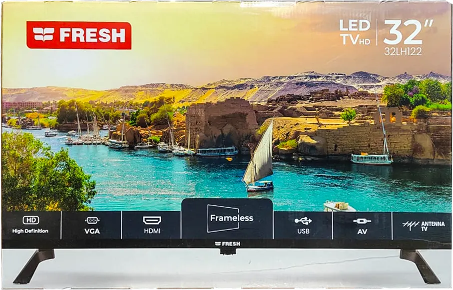 Fresh Frameless TV, 32 inches, LED, HD resolution, model 32LH122