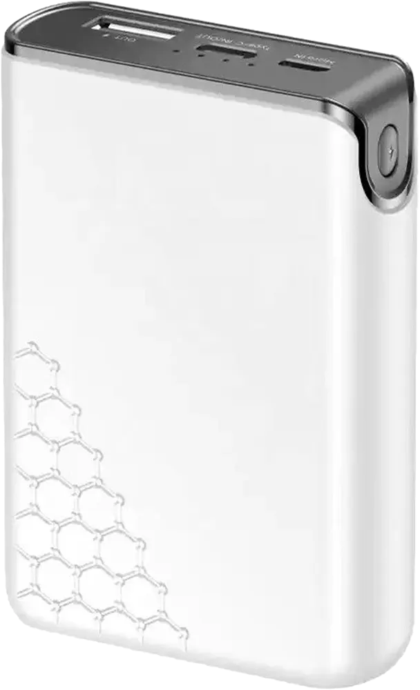 Konfulon Power Bank, 10000 mAh, 5V, 22.5W, Black-White, A6Q