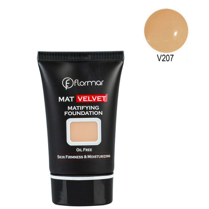 FLORMAR  MAT VELVET MATIFYING FOUNDATION V207